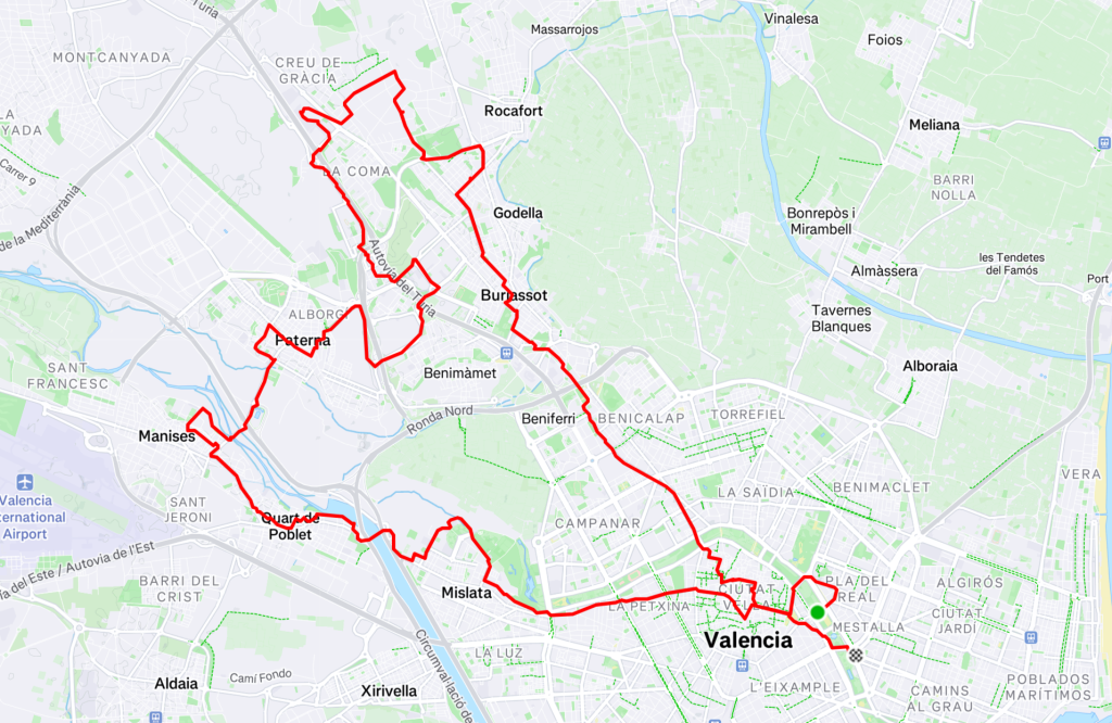 Valencia a Fuego Ruta Pollo